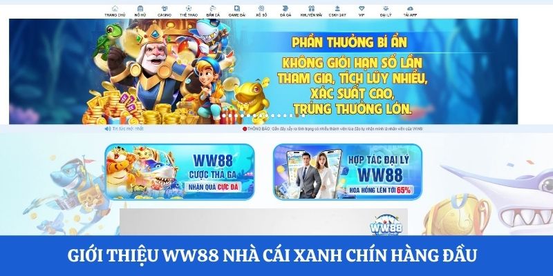 Giới thiệu WW88 nhà cái xanh chín hàng đầu